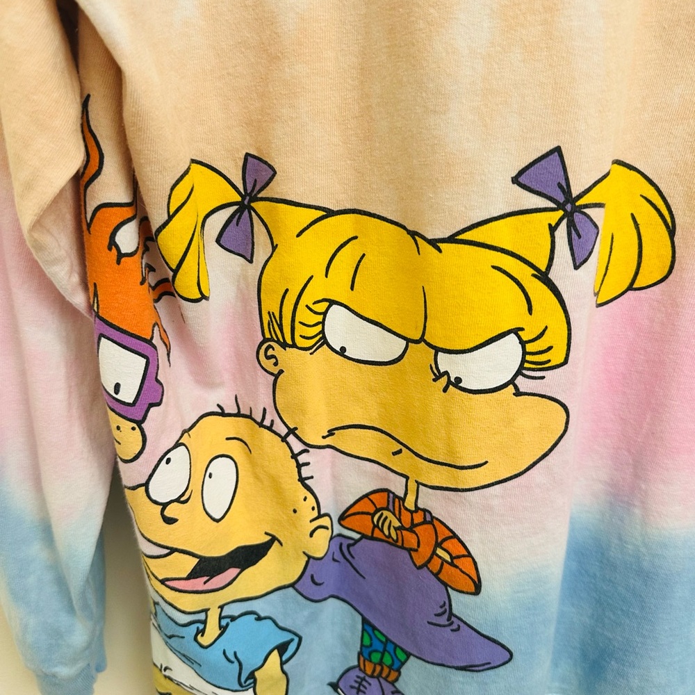 Nickelodeon Pink and Tan Rugrats Long Sleeve Tee - Picture 5 of 6